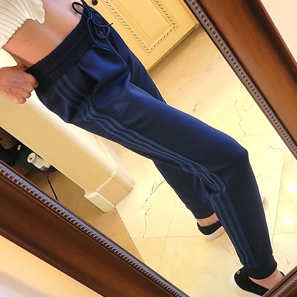 ADIDAS Navy Blue Joggers, S - Picture 3 of 14